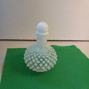 Vintage Fenton Opalescent Hobnail, Bulbous Vase/Jar Cottagecore Grandmacore